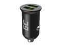 Miniatyrbilde 2 av 5: Green Cell GC CADM-GC-36AA - USB-Ladegeraet 36 W 2x USB-A schwarz, Automatisk, Innendørs, Cigartenner/lighter, 12 V, Sort