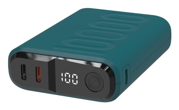 RealPower PB-10000C PD+, 10000 mAh, Mørkeblå Mørkeblå