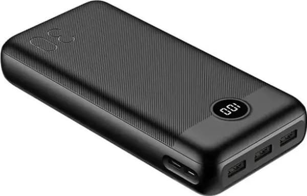 Powerbank 4kom.pl Powerbank Eksternt batteri VEGER L30 - 30 000mAh LCD Quick Charge PD 20W sort (W3008PD) Sort