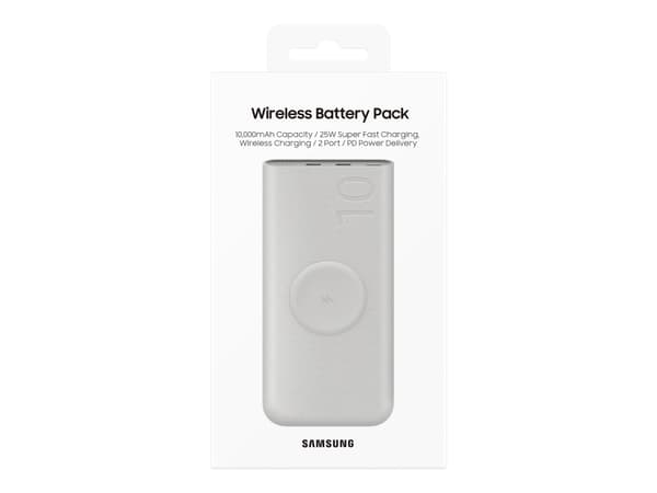 Samsung - Strømbank - 10000 mAh - 25 watt - Fast Charge - beige