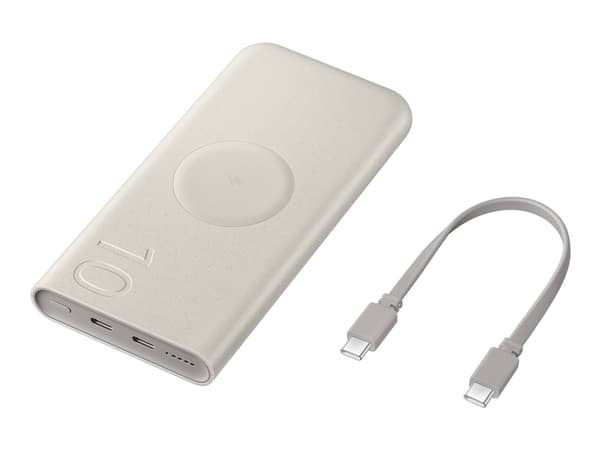Samsung - Strømbank - 10000 mAh - 25 watt - Fast Charge - beige