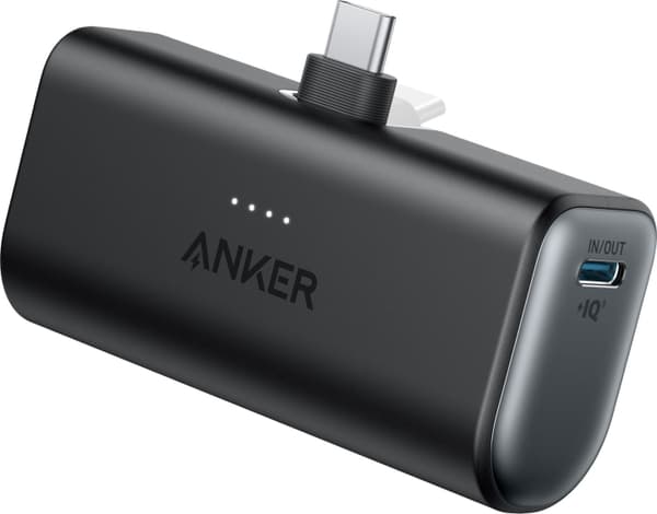 Anker Nano Power Bank reservkraftaggregat, 5000 mAh, svart Svart