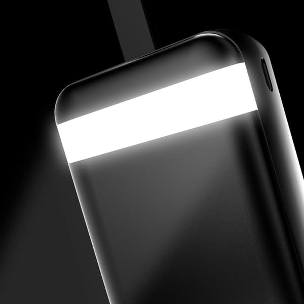 Dudao External Battery Power Bank Dudao K8s+ 2xUSB-A/Typ-C 30000mAh black