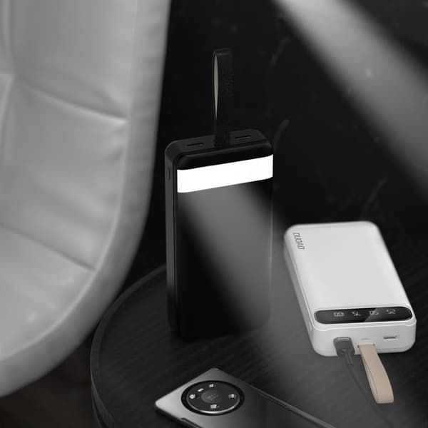 Dudao External Battery Power Bank Dudao K8s+ 2xUSB-A/Typ-C 30000mAh black