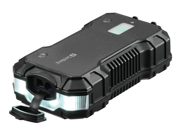 Sandberg Jumpstarter Powerbank 10000, 10000 mAh, Sort Svart