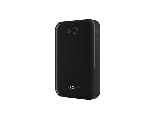 FIXED Zen 20 Pro - Strømbank - 20000 mAh - 74 Wh - 130 watt - 5 A - PD 3.0 - 3 utgangskontakter (2 x USB-C, USB-type A) - på kabel: USB-C - svart, gr