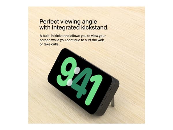 Belkin - Trådløs nødlader - magnetisk med Qi2 - 8000 mAh - 15 watt - Fast Charge (24 pin USB-C) - på kabel: USB-C - svart