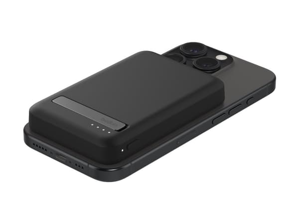 Belkin - Trådløs nødlader - magnetisk med Qi2 - 8000 mAh - 15 watt - Fast Charge (24 pin USB-C) - på kabel: USB-C - svart