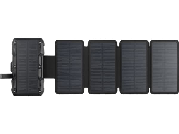 Sandberg Solar PowerBank - Trådløs ladestasjon / solkraftbank - 5-panel - 27000 mAh - 99.9 Wh - 22.5 watt - 1.67 A - PD/PPS 3.3 - 2 utgangskontakter