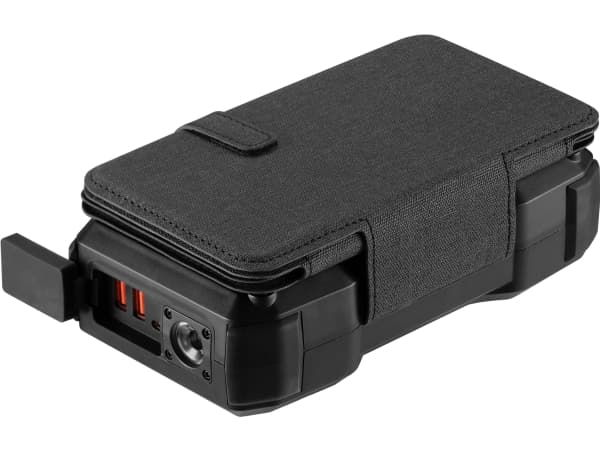 Sandberg Solar PowerBank - Trådløs ladestasjon / solkraftbank - 5-panel - 27000 mAh - 99.9 Wh - 22.5 watt - 1.67 A - PD/PPS 3.3 - 2 utgangskontakter
