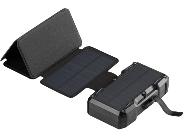 Sandberg Solar PowerBank - Trådløs ladestasjon / solkraftbank - 5-panel - 27000 mAh - 99.9 Wh - 22.5 watt - 1.67 A - PD/PPS 3.3 - 2 utgangskontakter