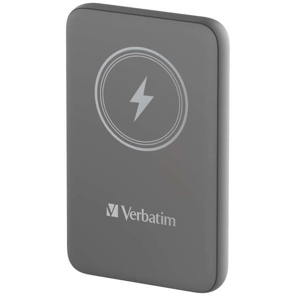 Verbatim Charge ´n´ Go Magnetisk trådløs powerbank 10000 Grå