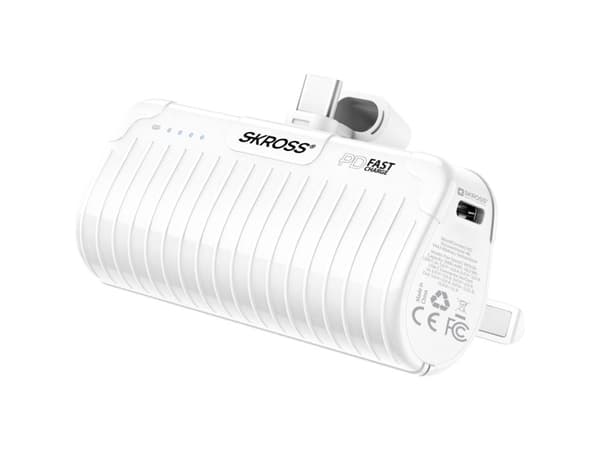 SKROSS Power Stand 18,5 W 5000 mAh - Powerbank og smarttelefonstativ i (SKPB0003RPSCN)
