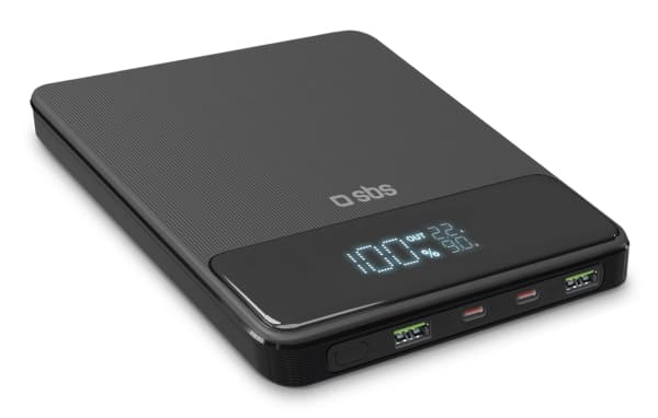 SBS TTBB20000PD100W, 20000 mAh, Adaptive Fast Charging, Sort Sort