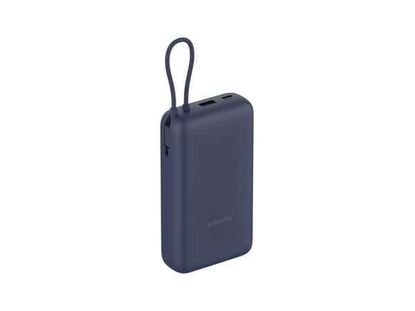 Xiaomi PB2030MI - Strömförsörjningsbank - integrerad kabel - 20000 mAh - 75.48 Wh - 33 Watt - 3 A - Fast Charge - 3 utdatakontakter (24 pin USB-C, US