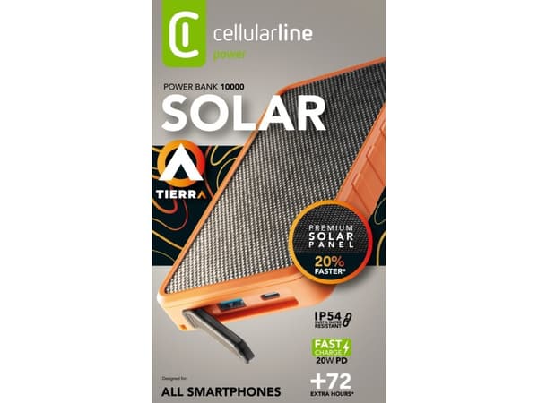 Cellularline 8018080480515, 10000 mAh, Lithium-Ion (Li-Ion), Hvit Hvit