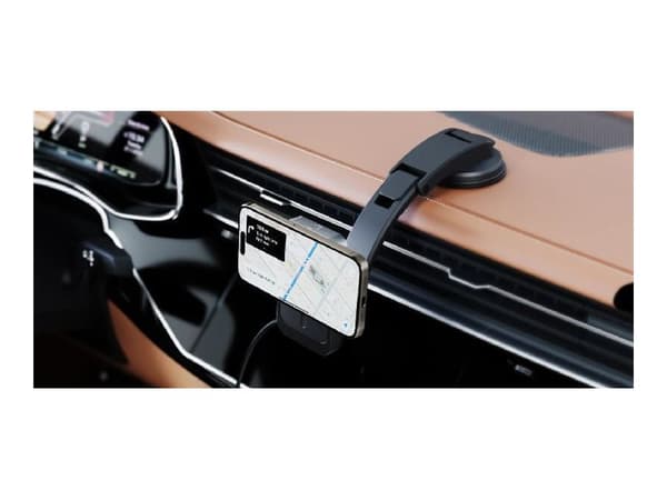 ALOGIC Matrix+ - Langaton laturin pidike autoon + auton virtalähde + langaton latausvirtapankki - 5000 mAh - 18 wattia - 1,67 A - Pikalataus (USB-C (