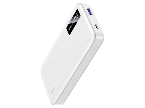 Ugreen PB311 | 10000 mAh | USB + USB-C | 20W PD (hvit)