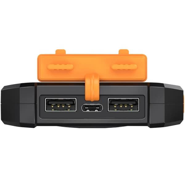 LogiLink Solenergibank 10.000 mAh 2xUSB-A + USB-C inn/ut 12W
