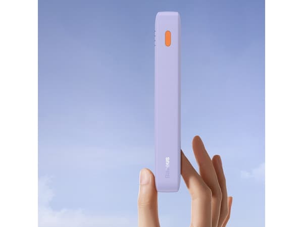 Baseus Airpow PPAP20K, 20000 mAh, litiumpolymer (LiPo), strømforsyning, 20 W, fiolett