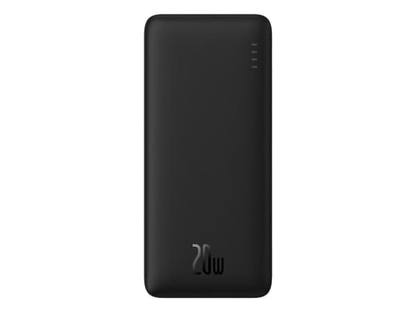 Baseus Airpow, 10000 mAh, Power Delivery, 20 W, Sort
