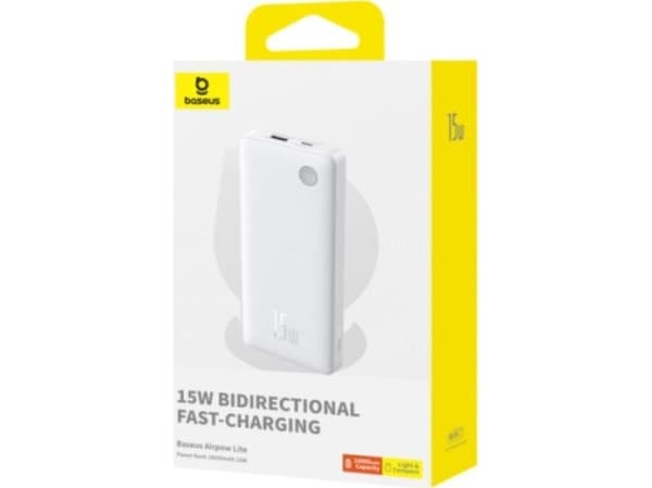 Baseus P10067500213-00, 10000 mAh, hvit