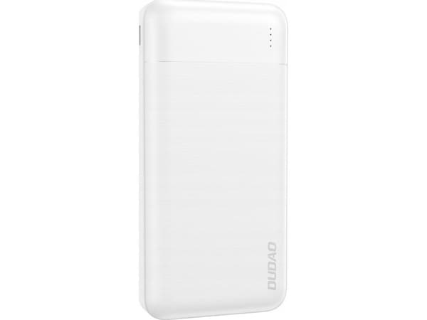 Powerbank Dudao K18-1W 10000mAh USB-A / USB-C / Micro USB - biły