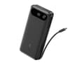 Miniatyrbilde 2 av 3: Anker - Strømbank - built-in USB-C cable - 20000 mAh - 87 watt - IQ 3.0 - 3 utgangskontakter (2 x USB-C, USB)