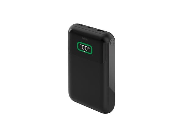 Belkin BoostCharge Pro - Strømbank - 20000 mAh - 65 watt - Fast Charge, PD - 3 utgangskontakter (24 pin USB-C, USB)