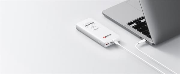 SKROSS Powerbank Reload 20 PD 65 W praktisk ekstrabatteri med Power Delivery og Quick Charge for hurtiglading