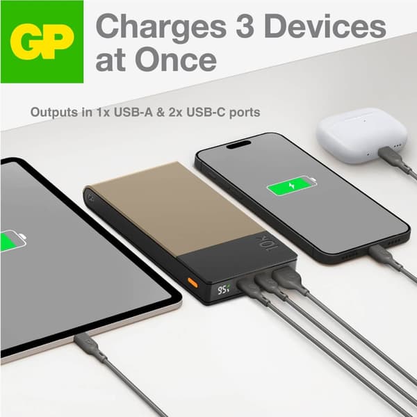 GP Powerbank M2+ 10000mAh Beige