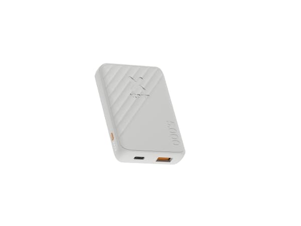 Xtorm 12W FastCharge Go2 Powerbank 5.000 - Ash White Hvit