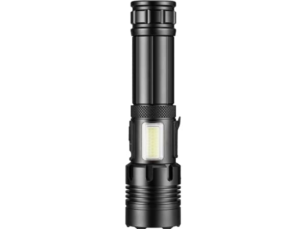 Sandberg Survivor 7in1 Torch Powerbank 5000, Hand flashlight, Black, Aluminium, LED, 2 lamp(s), 200 lm