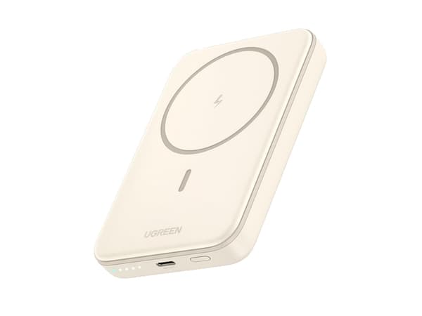 Ugreen 25208, 10000 mAh, Power Delivery 3.0, Trådløs lading, Beige Beige