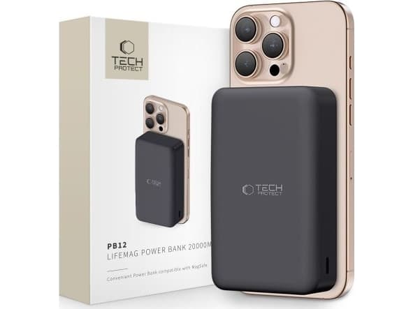 Powerbank Tech-Protect PB12 LifeMag 20000mAh Czarny
