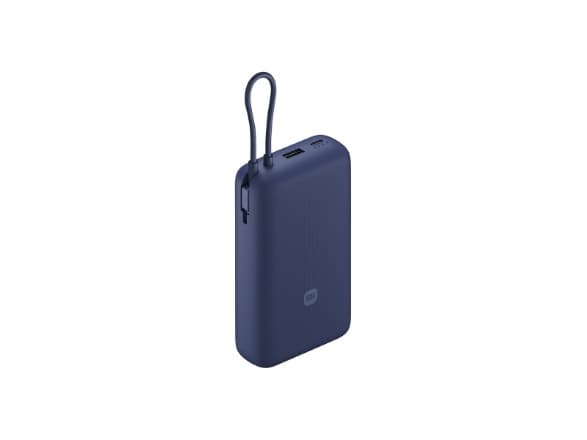 Xiaomi PB2030MI - Strömförsörjningsbank - integrerad kabel - 20000 mAh - 75.48 Wh - 33 Watt - 3 A - Fast Charge - 3 utdatakontakter (24 pin USB-C, US