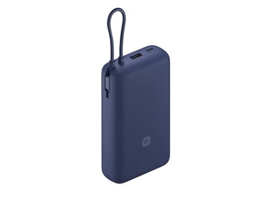 Xiaomi PB2030MI - Strömförsörjningsbank - integrerad kabel - 20000 mAh - 75.48 Wh - 33 Watt - 3 A - Fast Charge - 3 utdatakontakter (24 pin USB-C, US