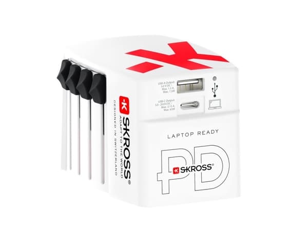 Skross World USB Charger, Innendørs, AC, 20 V, Hvit