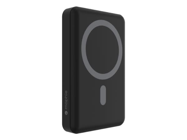mophie Snap+ Powerstation, 10000 mAh, Trådløs lading, Sort Sort