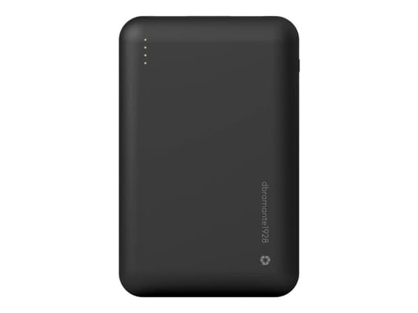 dbramante1928 re-charge - Strømbank - 20000 mAh - Apple 2.4A, BC 1.2, PD 2.0, PD 3.0, QC 2.0, QC 3.0 - 2 utgangskontakter (24 pin USB-C, USB-type A)