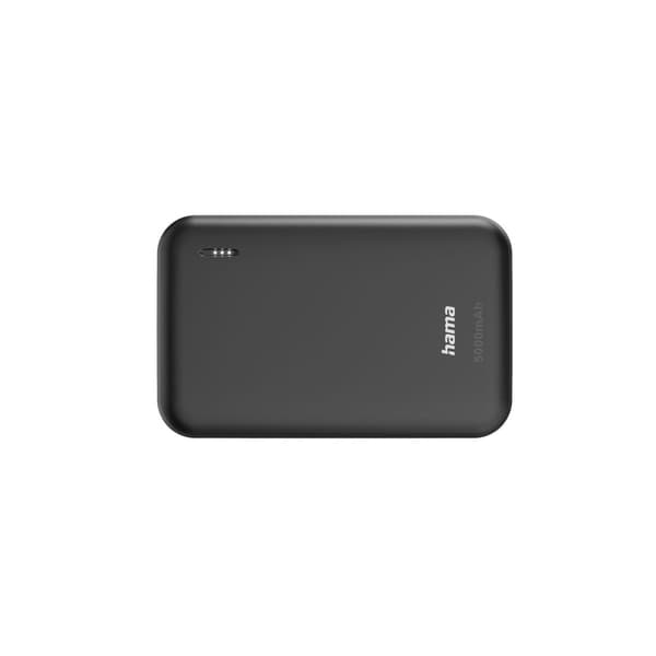Hama Powerbank 5000mah 2xUSB-A Antrasitt