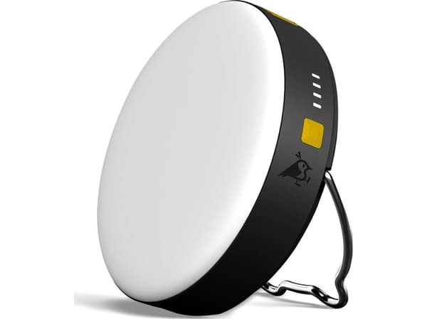 Aqiila Powerbird BL10 Powerbank Lampe 20W schwarz 10.000 mAh (AQPBPBIBL1SG980) Sort, Hvit, Gult