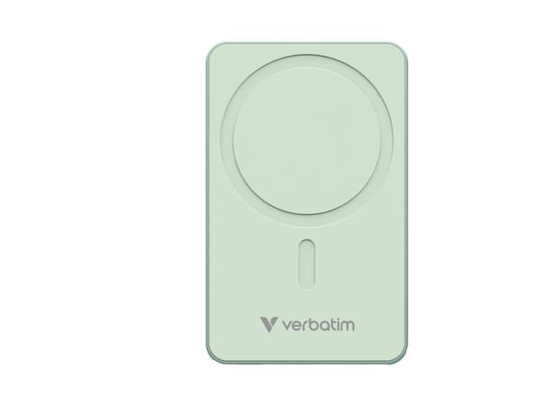Verbatim Charge ''n'' Go Essentials, 5000 mAh, Quick Charge 3.0, Trådløs lading, 35 W, Grønn