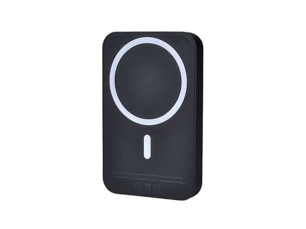 Solight SSPB01, 5000 mAh, Trådlös laddning, 15 W, Svart