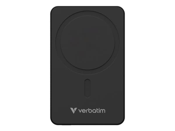 Verbatim Charge ''n'' Go Essentials, 5000 mAh, Quick Charge 3.0, Trådløs lading, 35 W, Sort Sort