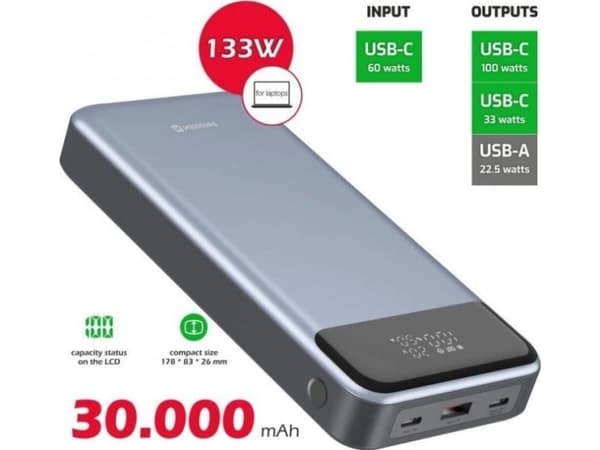 SWISSTEN 22013917 30000 mAh pilka