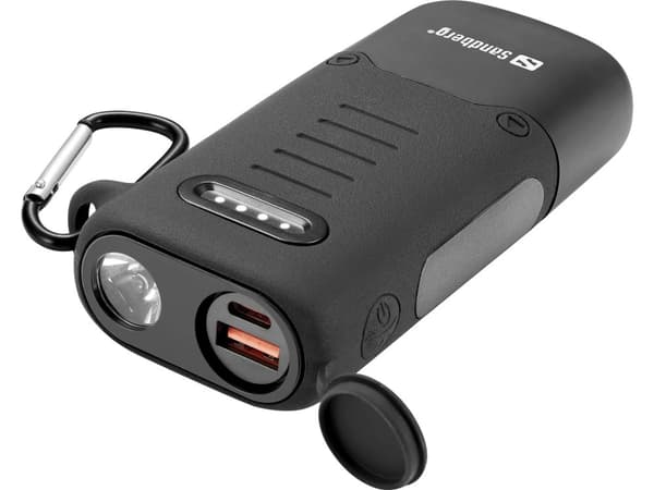 Sandberg Survivor Powerbank 10000 PD30W Sort