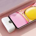 Miniatyrbild 3 av 7: Dudao Mini Powerbank 5000mAh med Lightning kontakt - Vit