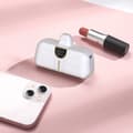 Miniatyrbild 5 av 7: Dudao Mini Powerbank 5000mAh med Lightning kontakt - Vit
