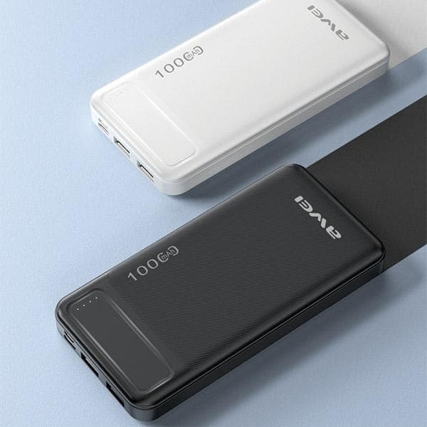 Awei Powerbank 10000mAh 2xUSB 2.1A - Svart
